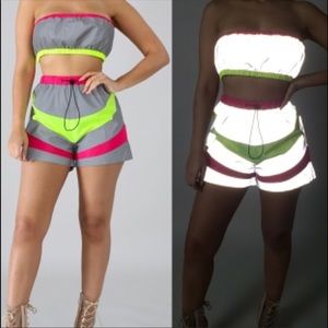 Reflective short set